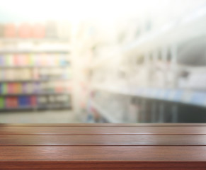 Abstract Blur Shopping Market Background