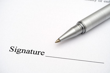 Contract ready for signature
