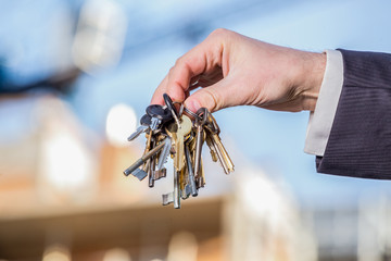Bunch of keys to your brand new apartment