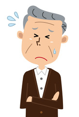 シニア男性　困る　焦る