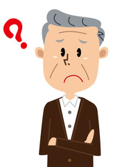 シニア男性　疑問