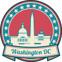 Fototapeta premium Washington D Skyline