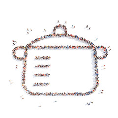 people in the form of  pan.