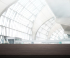 Table Top And Blur Office of Background