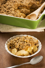 Apple Crisp or Apple Crumble Dessert
