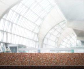 Table Top And Blur Office of Background