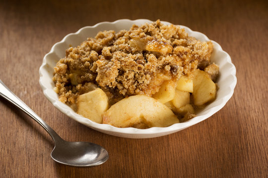 Apple Crisp Or Apple Crumble Dessert