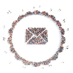 people in the form of an e-mail.