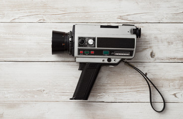 Fototapeta premium Vintage video camera