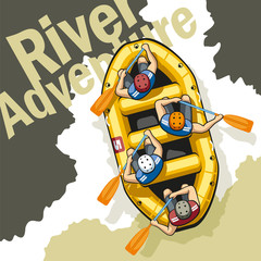 River Adventure - obrazy, fototapety, plakaty