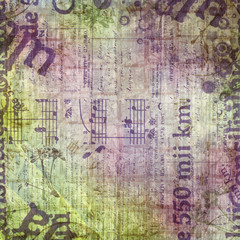 Abstract beautiful background in the style of mixed media with f