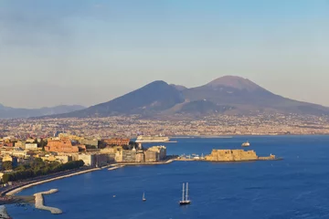 Papier Peint photo Lavable Naples Panorama de Naples