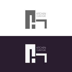 Logo, badge or label inspiration with furniture © vvvisual