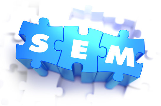 SEM - Text on Blue Puzzles.