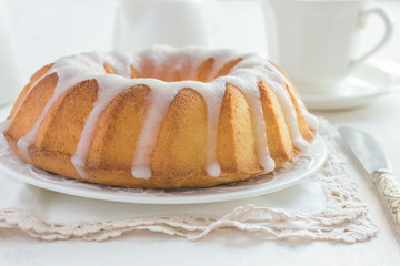 Bundt Cake  with Sugar Glaze
