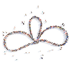 people in the form of a leaf .