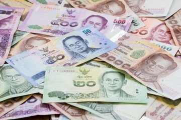 Fototapeta na wymiar Thailand money banknote for background