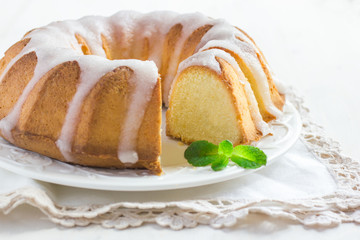 Bundt Cake  with Sugar Glaze