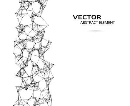 Vector element of abstract cybernetic particles