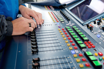 Man operating sound levels
