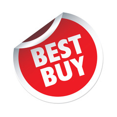 BEST BUY red vector sticker