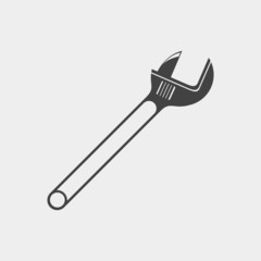 Spanner monochrome icon