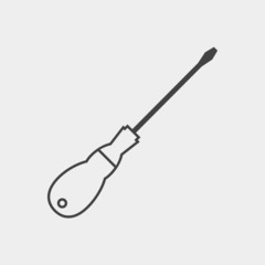 Screwdriver monochrome icon