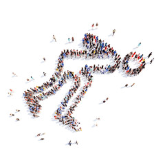 people in the form of a man  sports.