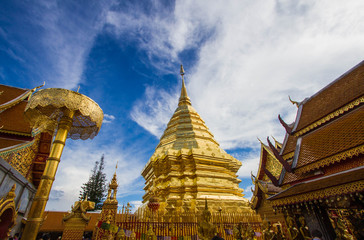 Wat Phrathat Doi Suthep Temple In Chiang Mai Thailand