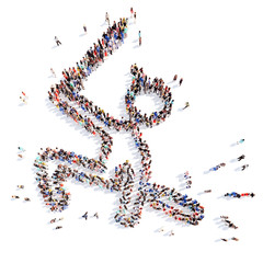 people in the form of a man  sports.