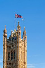 Fototapeta na wymiar Tower of Parliament, London