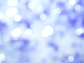 bokeh blue and white