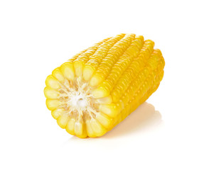 Corn isolated on a white background