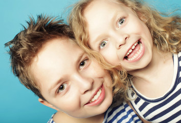 children - sister and brother