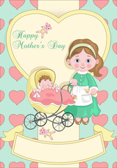 Fototapeta premium Happy Mother Day