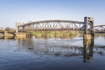 Historic bridge in Magdeburg