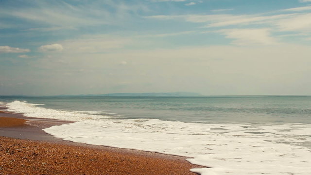 small waves at the sea coast