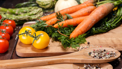 vegetables and spices