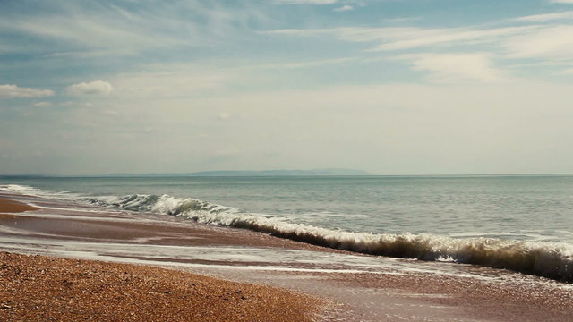 beautiful sea view at sunny summer day