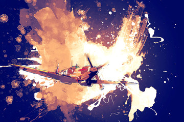 Supermarine Spitfire - obrazy, fototapety, plakaty