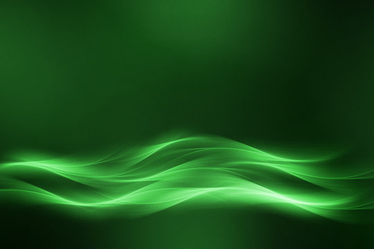 Fototapeta Light Green Waves