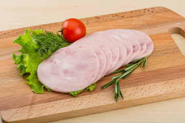 Sliced ham