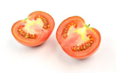 tomatoes isolated on white background