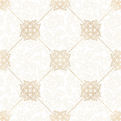 Gold ornament in east style.