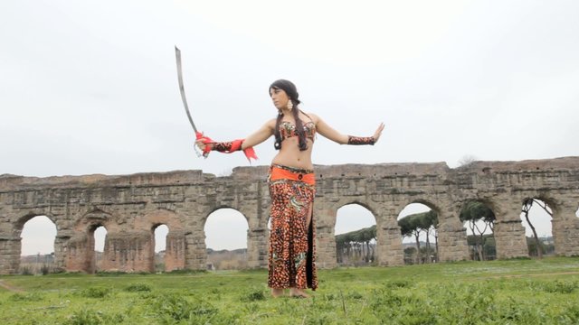 female arabian warrior
