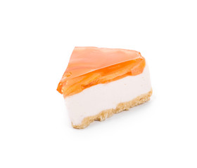 Delicious cheesecake.
