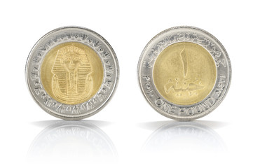 One Egyptian Pound Coin