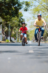 Cycling together