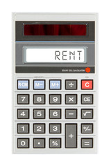 Old calculator - rent