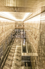 NEW YORK CITY - MAY 20, 2013: Interior of Empire State Building.